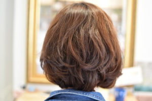直毛さんに低温でかけるデジタルパーマ