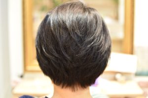 軟毛でペタッとしちゃってボリューム出したい世代はハナヘナダブルでハリコシカラー